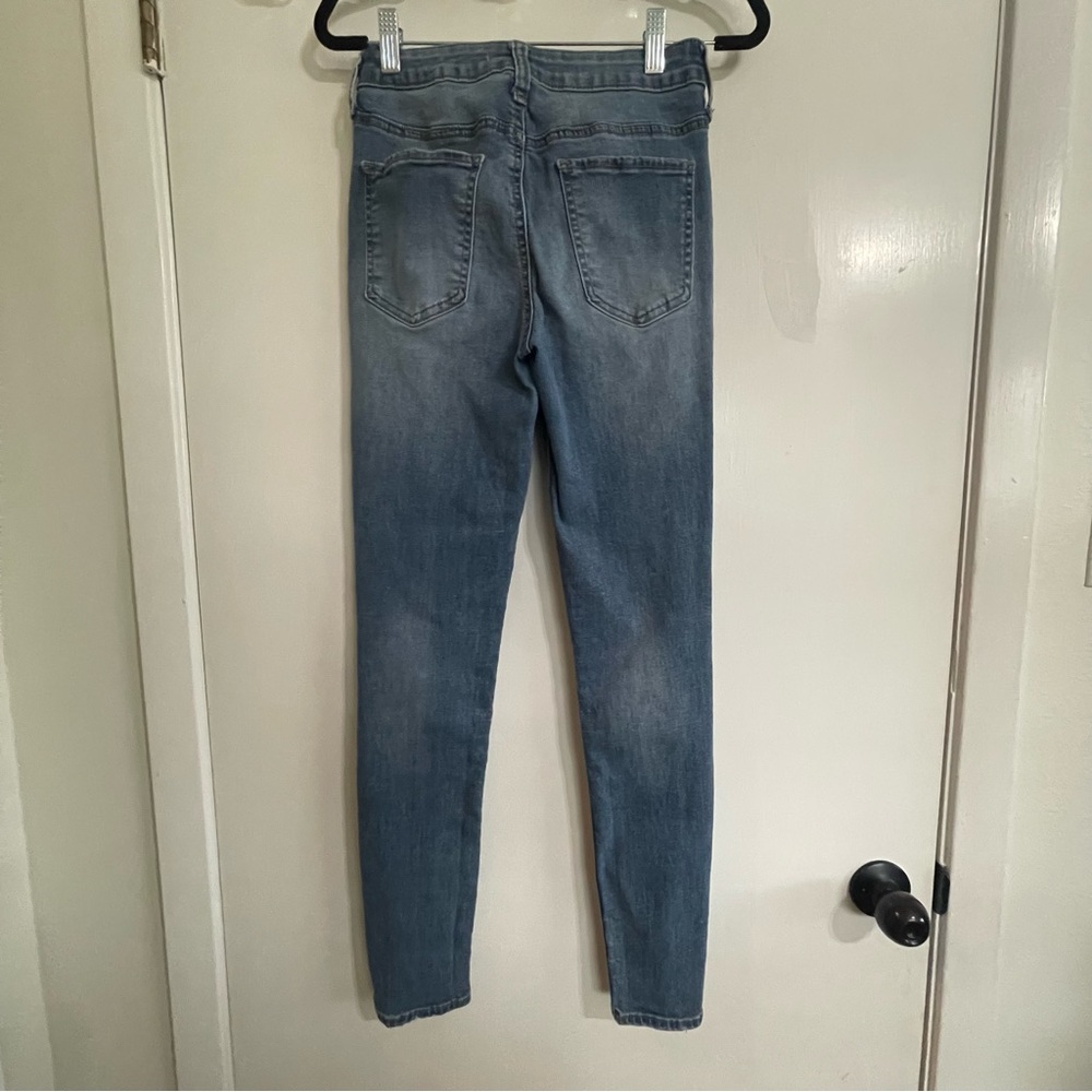 SO High Rise Jegging Blue Skinny Jeans Classic Denim Size 3 - Picture 4 of 8
